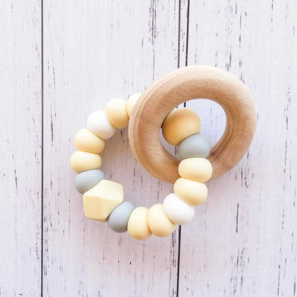 silicone_certified_teether_Charmed_pastel_yellow