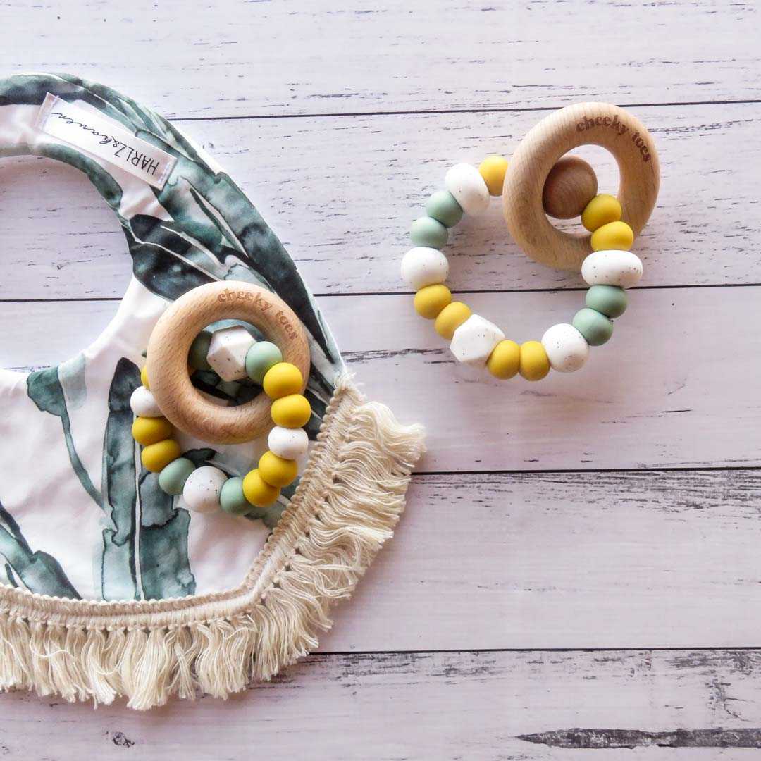teething toys_certified_Sage & Mustard_group