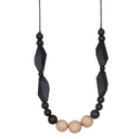 AUDREY silicone & wood necklace