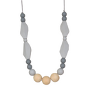 AUDREY silicone & wood necklace