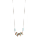 HARPER silicone & wood necklace