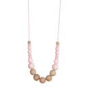 AVA silicone & wood necklace
